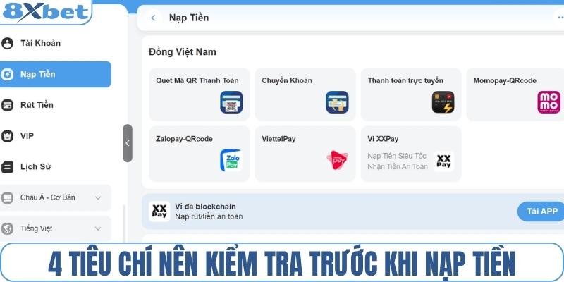 4 điều nên kiểm tra trước khi nạp tiền