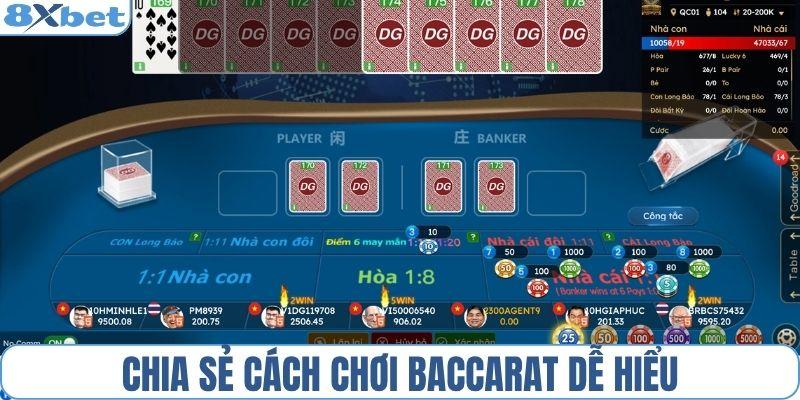Chia sẻ cách chơi Baccarat dễ hiểu